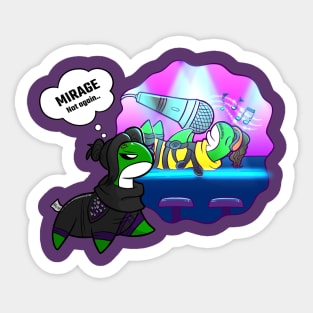 Mirage and Wraith Nessie Time Sticker